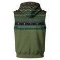 thumbnail image 7 of Iaqnaocc Vest for men Sleeveless Jacket Wrinkle Resistant Vest Casual Ethnic Style Sleeve Less Outerwear Army Green L, 7 of 7