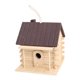 thumbnail image 3 of Casa para pájaros para el jardín, refugio para pájaros como regalo, para armar, colgante para el Marrón, 3 of 8