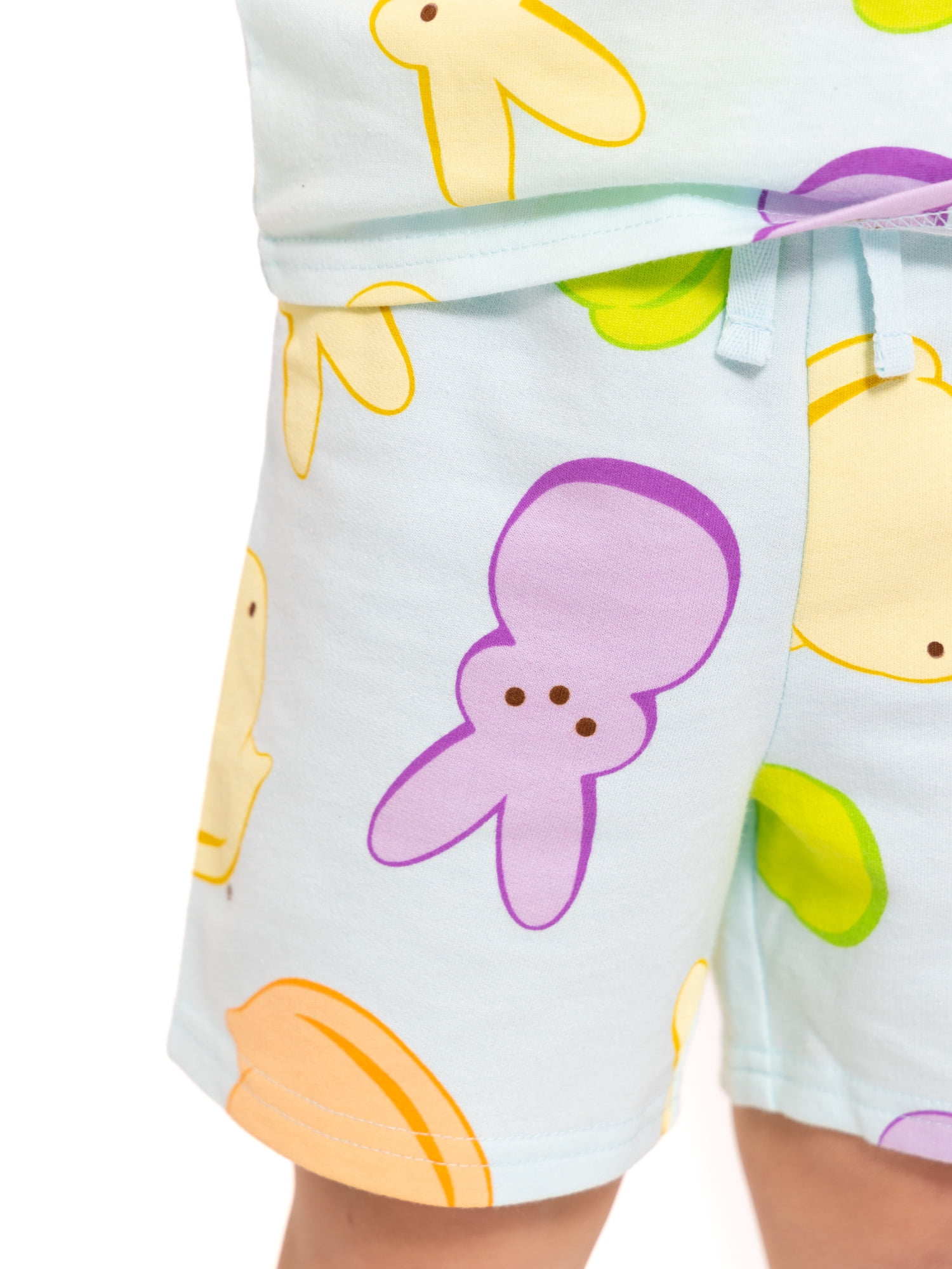 Peeps Toddler Easter Graphic Tee and Shorts Set, 2-Piece, Sizes 12M-5T