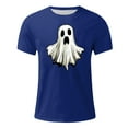 thumbnail image 4 of Blusas y camisas de manga corta y cuello redondo para hombre. Blusas/camisetas de manga corta con cuello redondo y estampado de Halloween para hombre. Blusa para hombre., 4 of 4