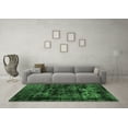 thumbnail image 3 of Ahgly Company Indoor Square Persian Emerald Green Bohemian Area Rugs, 8' Square, 3 of 4