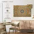 thumbnail image 5 of Elephant Stock Moroccan Ceramic Tile Abstract Wall Art - Horizontal Canvas Wall Art - Dining Room Wall Decor - Decor Elements Canvas - Orange And Blue Decor - 12" x 8", 5 of 8