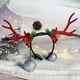 thumbnail image 4 of Diadema de alce grande para niña de Navidad, linda diadema de astas, horquilla de hada súper Mori, accesorios para el cabello, tocado fácil de usar, 4 of 5