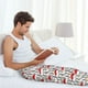 thumbnail image 5 of Fotbe Cute Christmas Hat Penguin Pantalones de Pijama para Hombre, Pantalones de Dormir, Pantalones de Casa con Cintura Ajustable y Bolsillos-3X-Large, 5 of 6