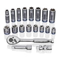 thumbnail image 2 of Kobalt 3/8 drive 19-Piece Metric Socket Set with Hard Case - 0573347, 2 of 3