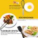 thumbnail image 5 of 10-piece Kitchen Utensil Set, Kitchen Cutlery Silicone Cooking Utensils Non-stick Kitchen Utensils Cooking Cutlery Heat-resistant Kitchen Set Whisk, G, 5 of 5