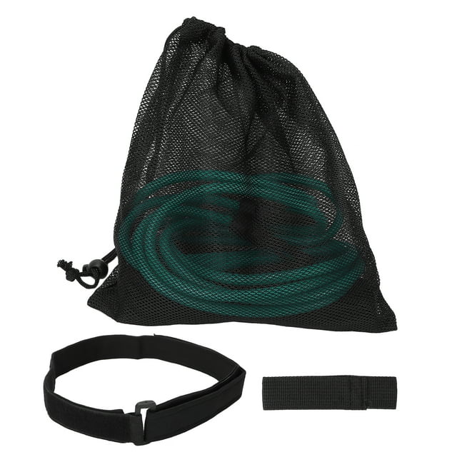 Cinturones de resistencia para entrenamiento de natación, cuerdas fijas para natación acuática, correa elástica verde