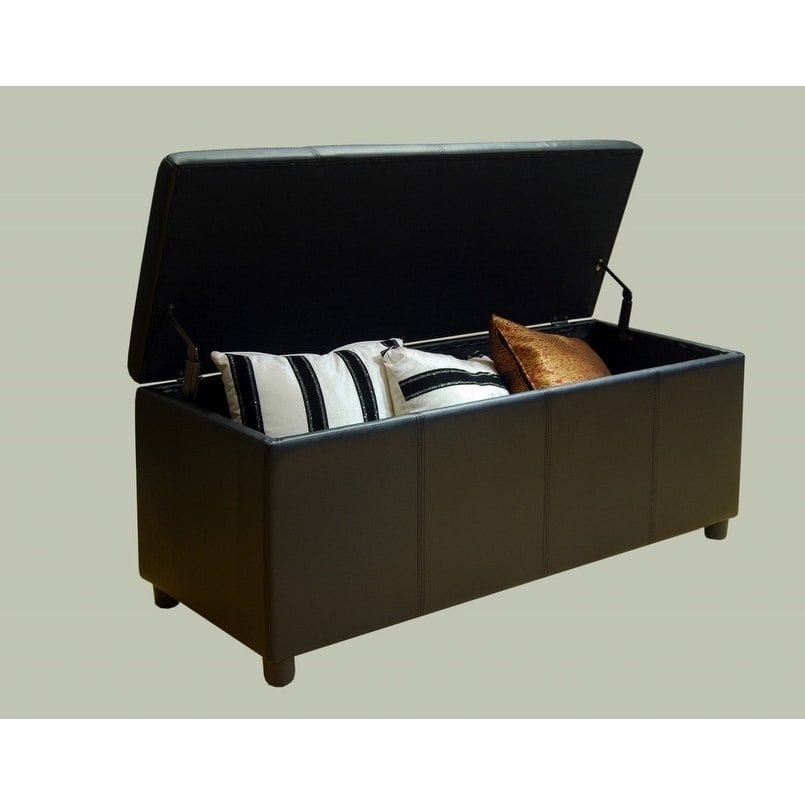 Greatime OS001 Large Storage Ottoman, Black