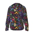 thumbnail image 3 of Daiia Flowers And Birds UPF 50+ Sun Protection Hoodie Jacket Lightweight Long Sleeve Sun Shirt for Women Men with Pocket Hiking Outdoor-Small, 3 of 9
