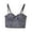 Black, variant on Women Lace Bra Tank Crop Top Dance Corset Supportive Bustier Top Soft Fit women Bra Khaki