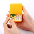 thumbnail image 4 of MasteelfCA 4pcs Small Pill Box Portable Travel 2 Grid Pill Box Medication Pull-out Design Holder, 4 of 8
