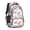 Butterfly and Rose, variant on Butterfly and Watercolor Blue Pattern Backpack for School, Cute School Bag with Adjustable Shoulder Straps and Padded Back, 16.9"x12.6"x5.9"