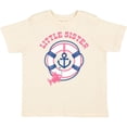 thumbnail image 3 of Inktastic Nautical Little Sister Girls Toddler T-Shirt, 3 of 5