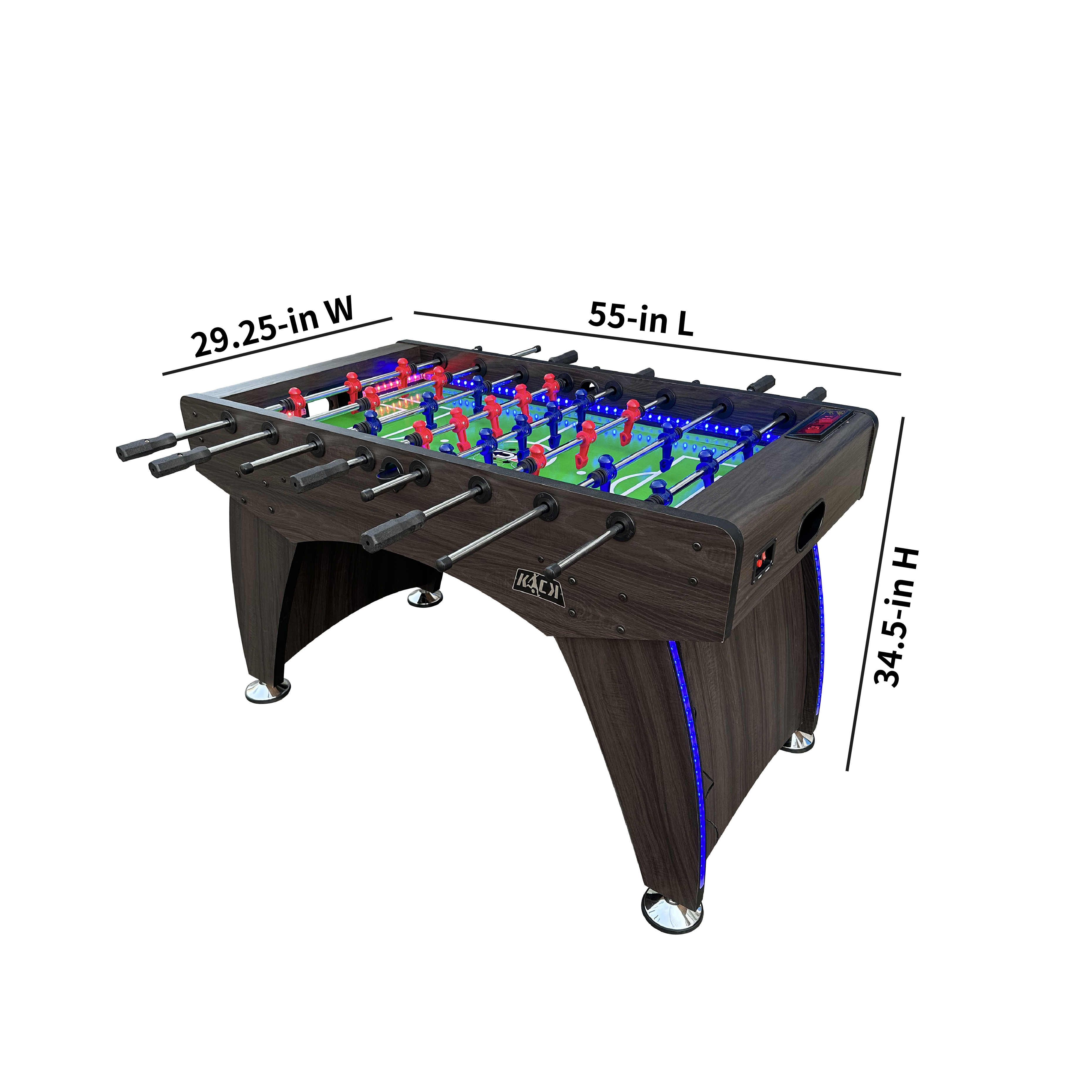 KICK Lumen 55″ Foosball Table (Brown)