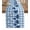 LightBlue, variant on Purple Flower Table Runner 48 Inches, Tulip Floral Country Plaid Checkered Bed Runner Dresser Scarves Tabletop for Indoor Outdoor Parties/Ceremony/Banquet, 13" x 48"