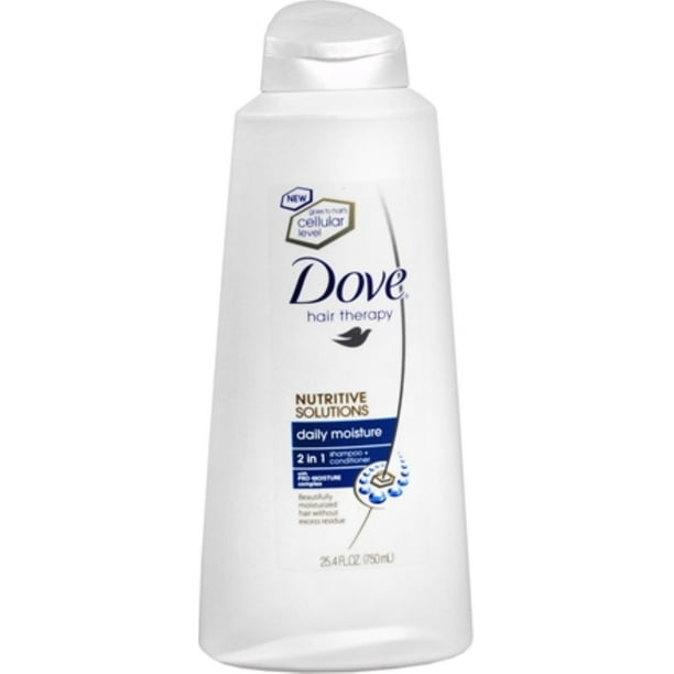Dove Daily Moisture Therapy 2 In 1 Shampoo & Conditioner 25.40 oz (Pack