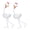 Two white, variant on Whaledi Adorable Chick Shaped Soft Light Home Daily Colorful Sleep Bedside Lamp