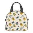 thumbnail image 2 of Goofa Travel Elements Pattern Lunch Bag ,Insulated Lunch Box, Small Leakproof Cooler Food Lunch Containers Reusable High Capacity Lunch Tote Bags, 2 of 8