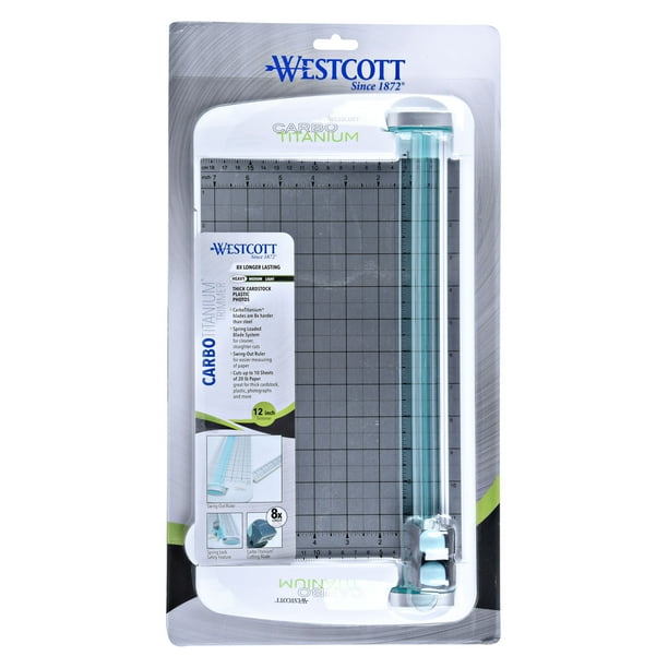 Westcott 12 inch Carbo Titanium Wide Body Paper Trimmer