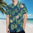 thumbnail image 5 of High Quality Hawaiian Shirts for Men Short Sleeve Aloha Beach Shirt Floral Summer Casual Button Down Shirts Blouses 9BZS4B, 5 of 7