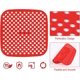 thumbnail image 4 of Alfombrillas para freidora de aire CHAO 2 alfombrillas de silicona 7.5 y 8.5 pulgadas reutilizables, 4 of 5