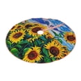 thumbnail image 2 of Bingfone Christmas Tree Skirt Mat Christmas Decoration Interior 48"-Landscape With Sunflowers, 2 of 8
