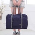 thumbnail image 3 of Muyoka Bolsa de viaje plegable, impermeable, ligera, bolsa de mano, duradera, 25 l, bolsa de almacenamiento de tela Oxford, bolsa de fin de semana para deportes, gimnasio, vacaciones, hombres y mujer, 3 of 7