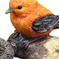 thumbnail image 1 of pitrice Miniature Bird Statue Arts Crafts Bird Animal Model Ornament Decor 2Pcs A, 1 of 8