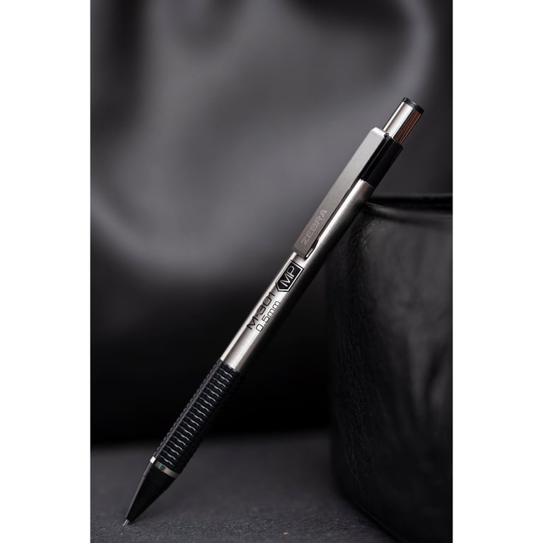 Zebra Pen, Mechanical Pencil, M-301 0.5mm, Stainless Steel 2pk