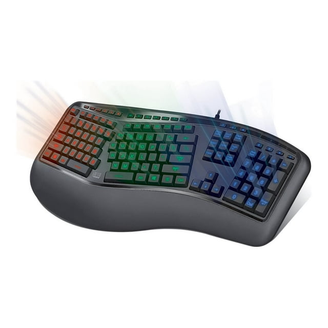 Adesso Tru-Form 150 - Clavier - Rétro-Éclairé - USB - Noir