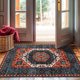 thumbnail image 2 of Sonoro Kate Alfombras 2x3 para Salón Recámara, Alfombra Interior Boho Antideslizante Lavable a Máquina, Rojo-azul, 2 of 7