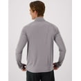 thumbnail image 3 of Hanes Cool DRI Men's Quarter Zip Pullover Graphite 3XL, 3 of 4