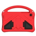 thumbnail image 3 of Cowithday Kids Case for Samsung Galaxy Tab A7 Lite 8.7 Inch 2021 Model (SM-T220/T225/T227) with Kickstand Handle Lightweight Soft EVA Foam Shockproof Cover Heavy Duty Rugged Protective Shell, Red, 3 of 7