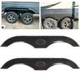 Universal Pair Tandem Trailer Fender for RVs Campers and Trailers