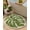 Monstera Leaf, variant on Green Moss Bathroom Runner Rug 20"x35", Long Rectangular Boho Aesthetic Bath Mat Shaggy Absorbent Non Slip Washable Area Living Bedroom Unique Decor