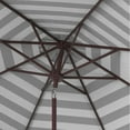 thumbnail image 4 of SAFAVIEH Outdoor Collection Iris Fashion Line 11-Foot Round Umbrella Navy/White, 4 of 6