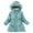 Blue, variant on Cethrio Girls Puffer Jacket, Mid-length Warm Hooded Zip up Winter Coat Purple Size 6
