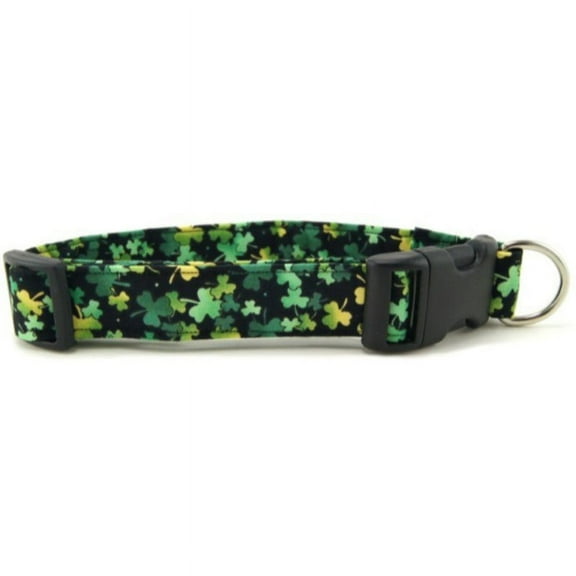 Lucky Irish Shamrocks Dog Collar - Size - Mini
