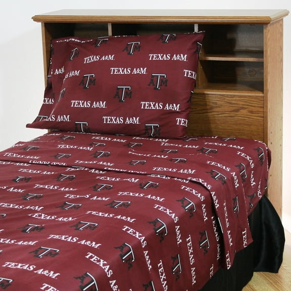 Texas A&M Aggies Sheet Set King