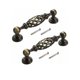 thumbnail image 1 of 2 tiradores de puerta de metal de bronce antiguo con forma de jaula de pájaros, para muebles de bronce (96 mm), 1 of 5