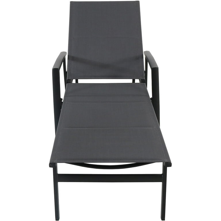 Hanover Halsted Padded Sling Chaise Lounge Chair Walmart