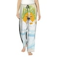 thumbnail image 2 of Lsque Corgi In The Shower Cap Bathing Print Women's Pajama Pants, Lounge Pant - Comfortable Home Wear,Elastic Waistband, Stylish Design-, 2 of 9