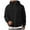 Black, variant on Men's Zipper Crewneck Sweatshirt Casual Long Sleeve Sweat Shirts Athletic Fleece Basic Pullover Jacket Blue M