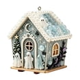 thumbnail image 4 of Eagokdc Halloween DIY Diamond Art Kits Wooden House Shaped Pearl Painting Kits for Adults, Home Decor Art Craft Kit Upgraded Beads Craft for Holiday Family Activity, 4 of 5