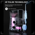 thumbnail image 4 of MySmile Irrigador Bucal Eléctrico de 1000 Ml con 10 Configuraciones, Bolsa de Almacenamiento con Luz Azul y 7 Boquillas de Chorro, 4 of 8