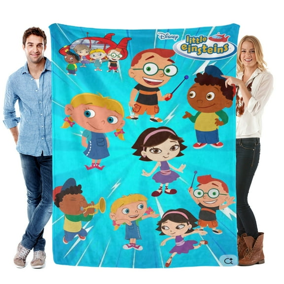 Throw Blanket for Little Einsteins Bed Couch Soft Warm Flannel Blanket for Kids Boys Girls Gifts Home Decor 30x40 Inch