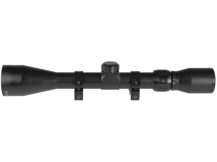 Truglo TG85394XB Buckline Hunting Scope 3-9x 40mm Obj 41.47-12.67 ft @ 100 yds FOV 1" Tube Black Matte Finish BDC