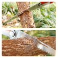 thumbnail image 5 of FLORA GUARD Folding Saw, Heavy Duty 8 Inch Blade Hand Saw, Quality SK-5 Steel, Curved Blade Hand Saw for Wood Camping, Dry Wood Pruning Saw With Razor Tooth HS1039-Red, 5 of 6