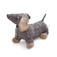 thumbnail image 2 of Elements 12-inch Polyester Plaid Dachshund Doorstopper, 2 of 4