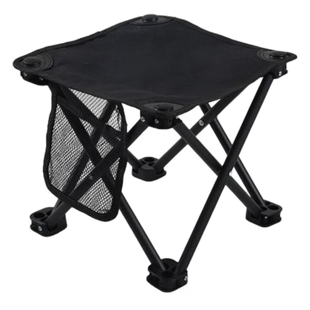 koolsoo Folding Chair Lightweight Stool Camping Stool for Beach Picnic Outdoor large black large